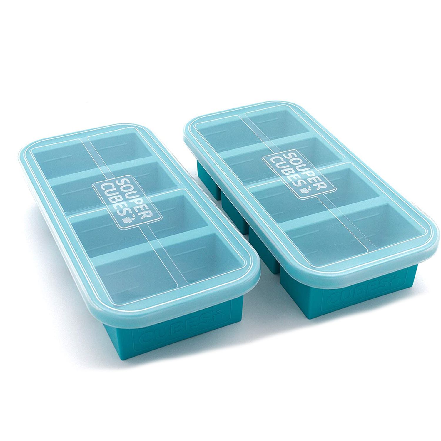 Souper Cubes 1/2-Cup Freezing Tray with lid