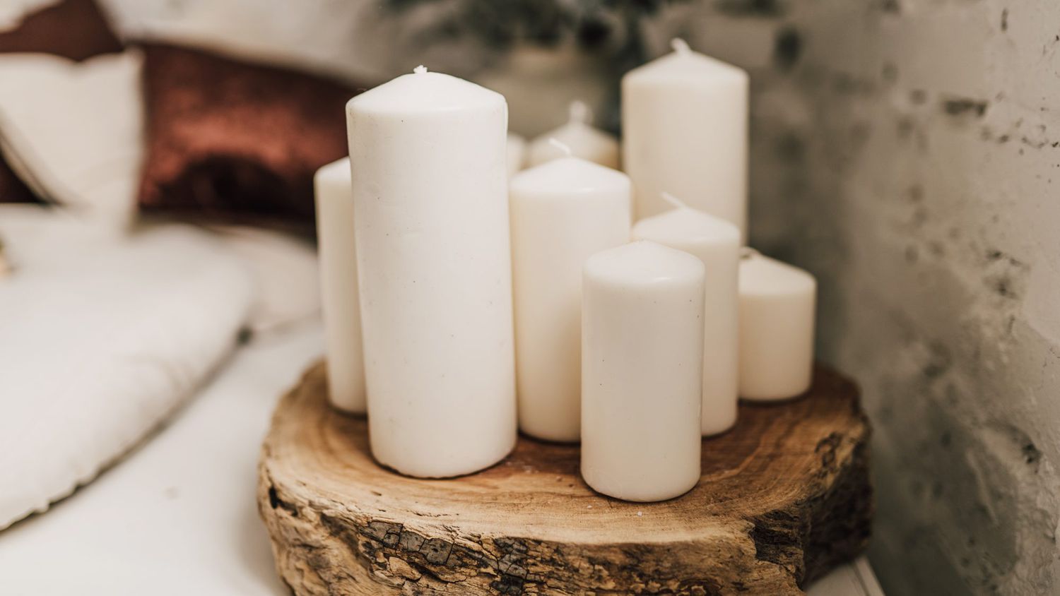 candle-mistakes: grouping of pillar candles