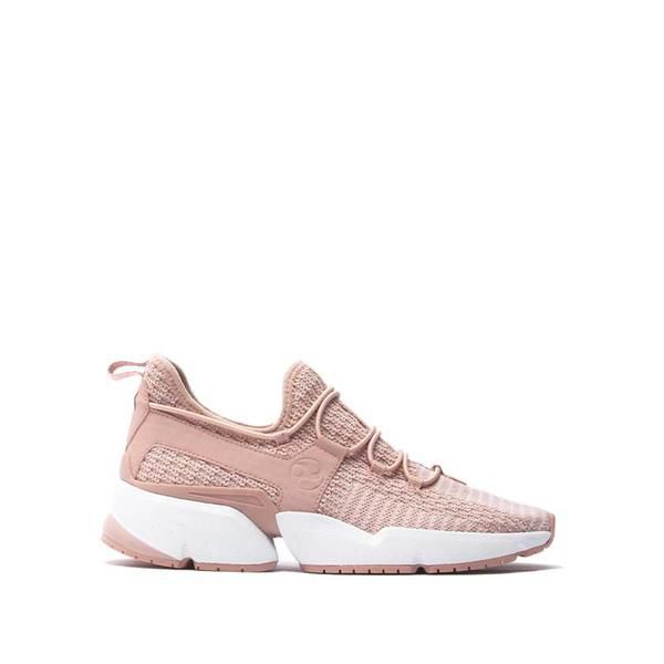 sustainable-workout-clothes-Avre Life Infinity Glide Blush and White Sneakers