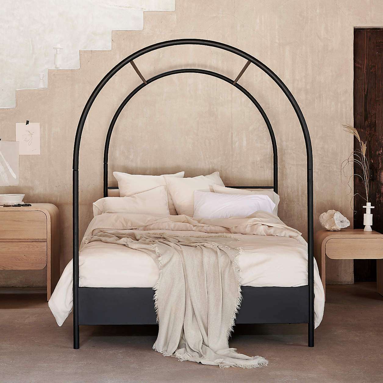 Leanne Ford Arched Canopy Bed Frame