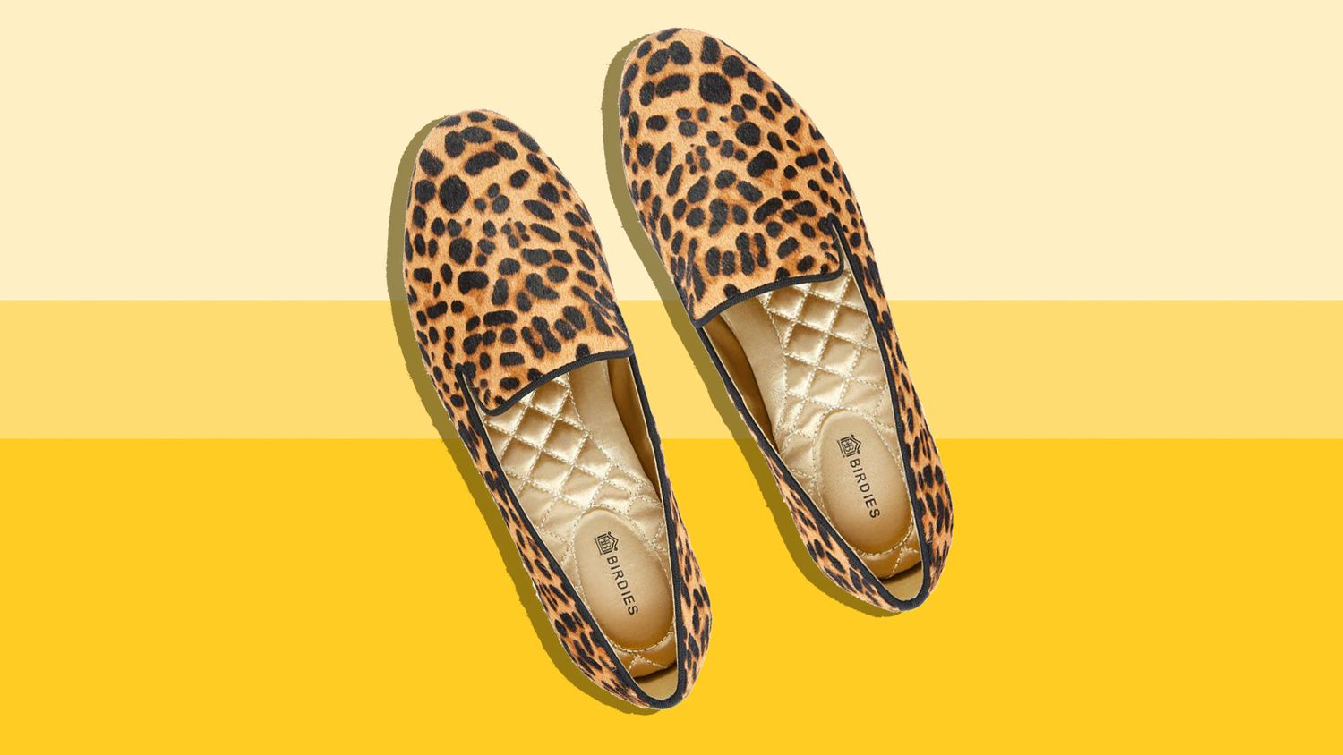 The Starling Cheetah Calf Hair birdies shoes