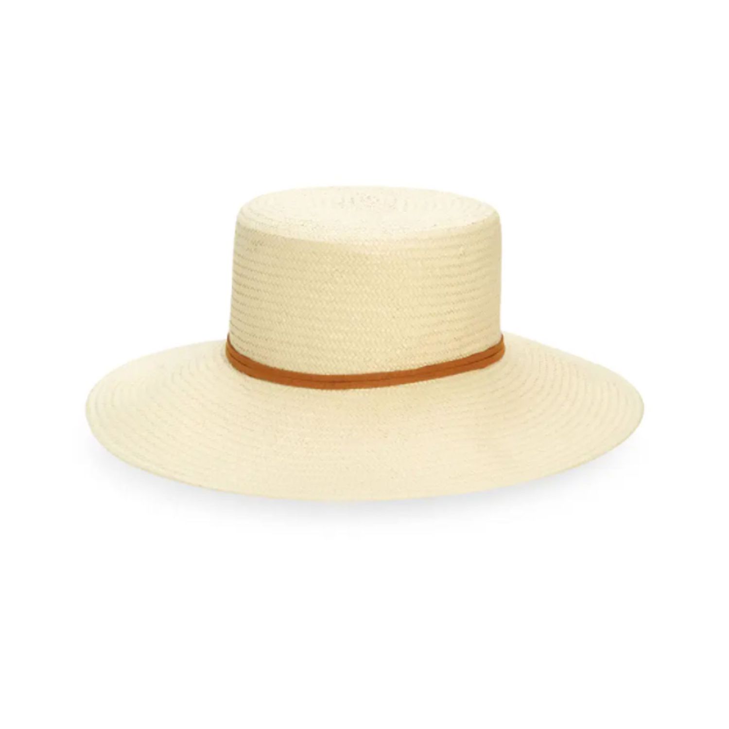 x Biltmore® Wide Brim Straw Boater Hat