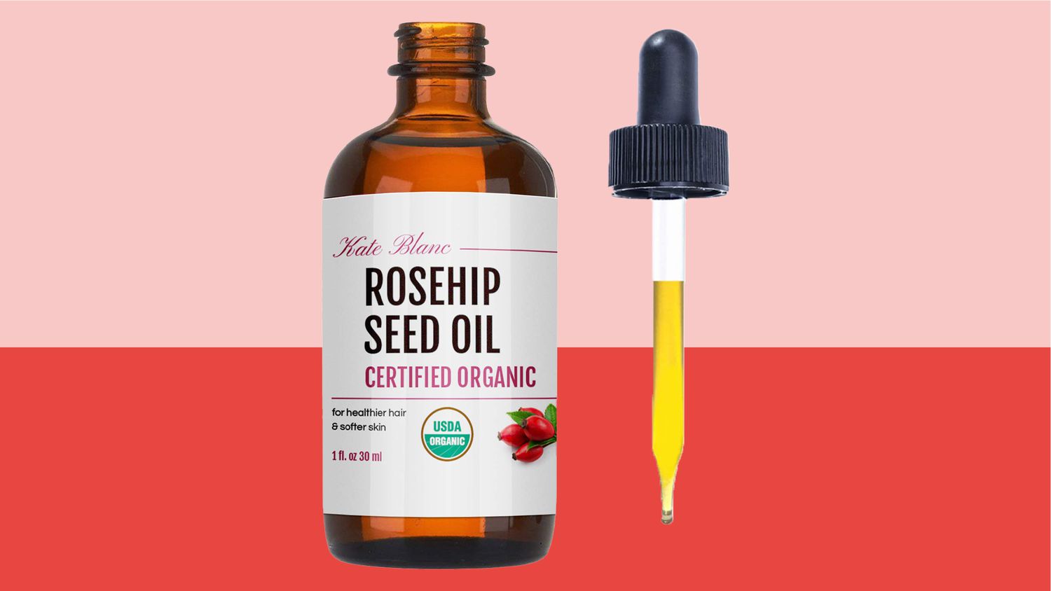 Rosehip Seed Oil for Face and Skin by Kate Blanc
