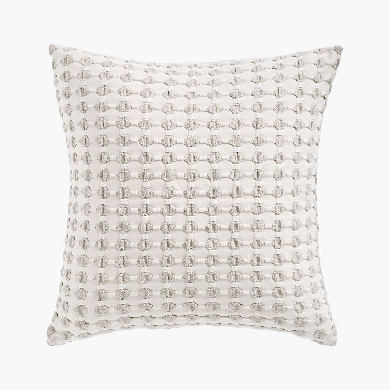 Photo of a 20" Estela Gray and White Pillow