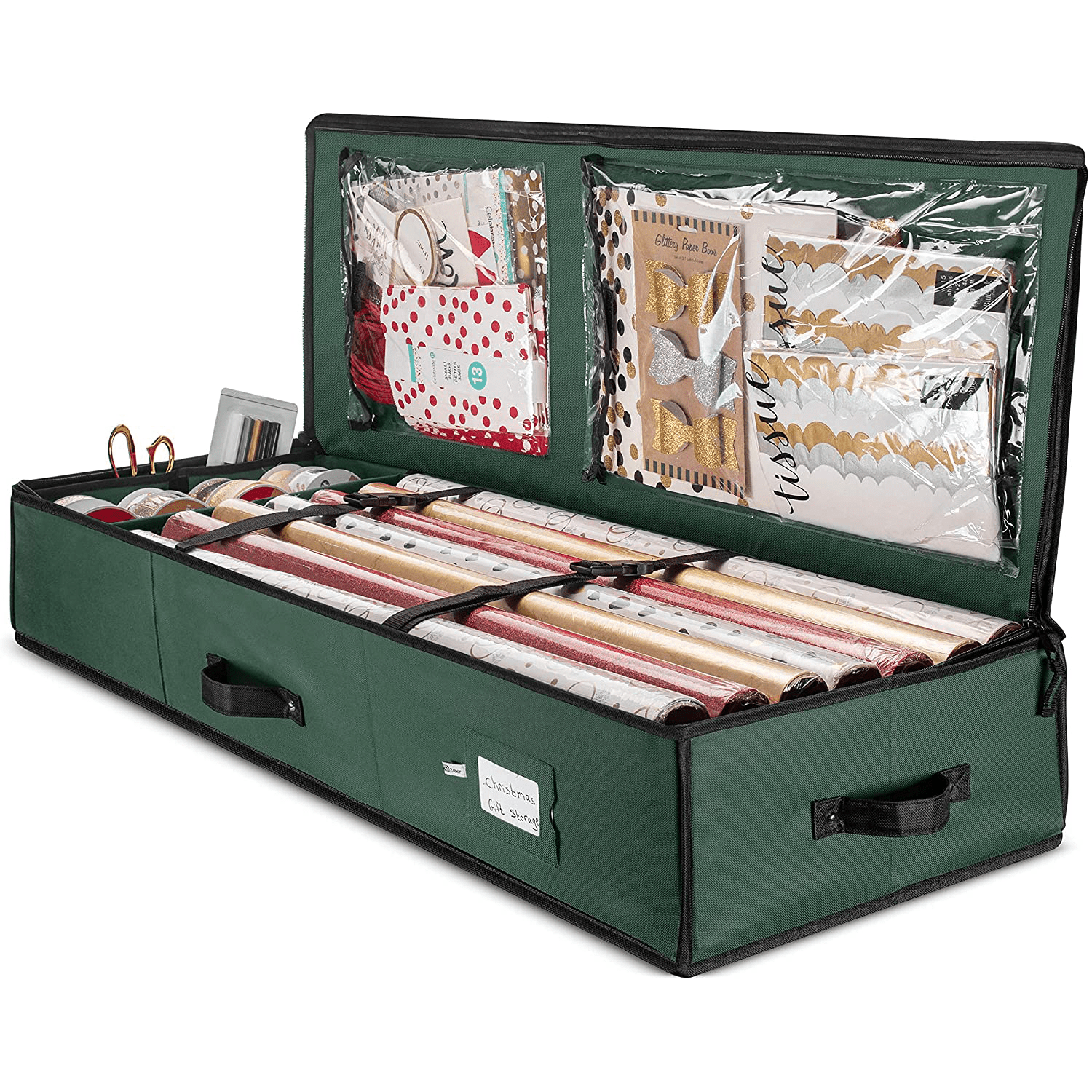 wrapping paper organizer