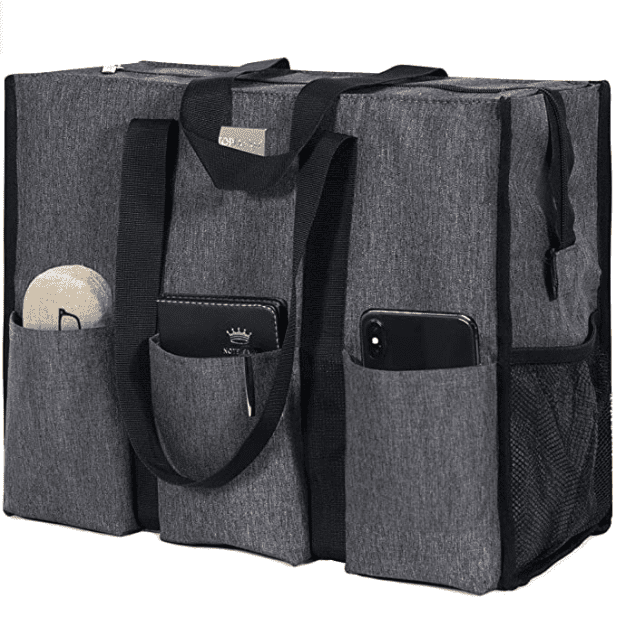 Gray Mobile Office Bag