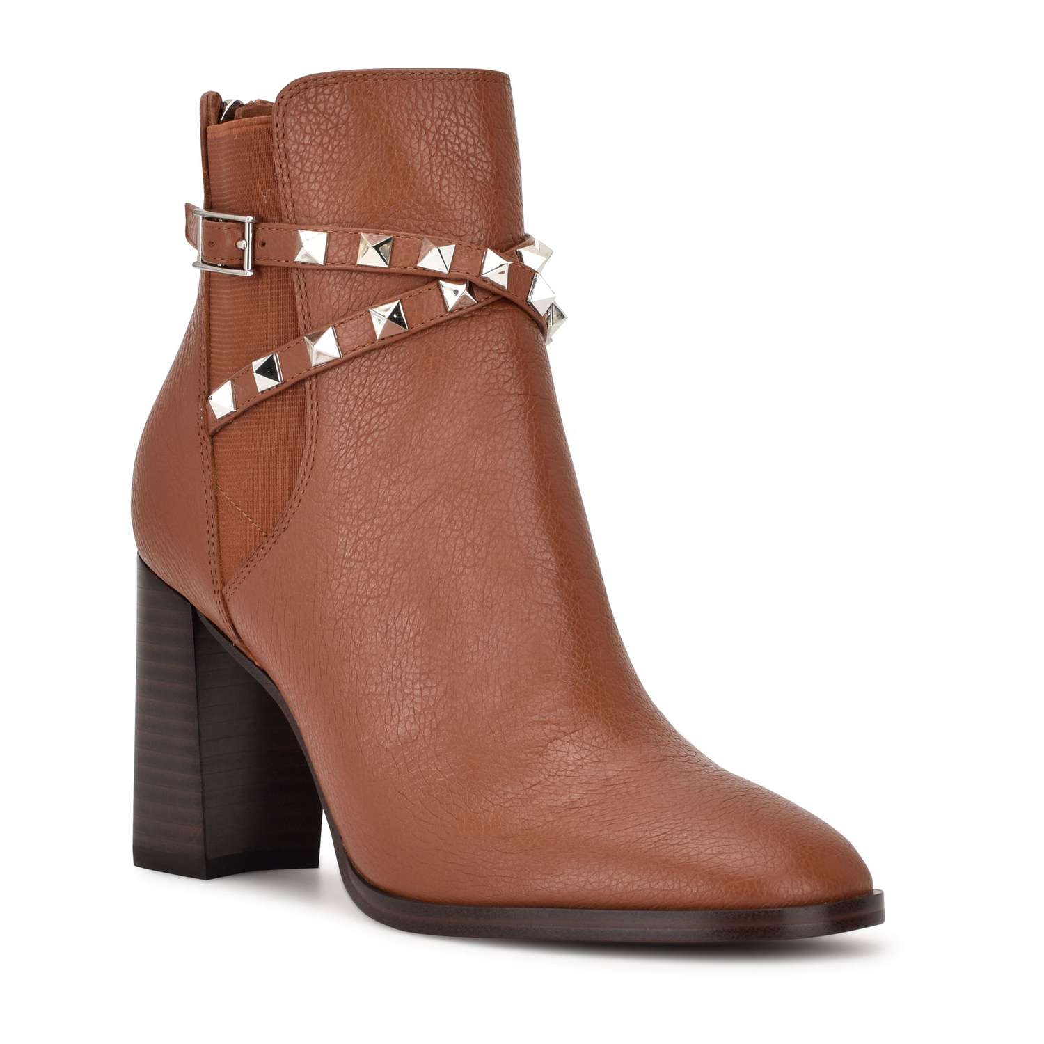 how-to-wear-ankle-boots-Nine West Donda Heeled Booties