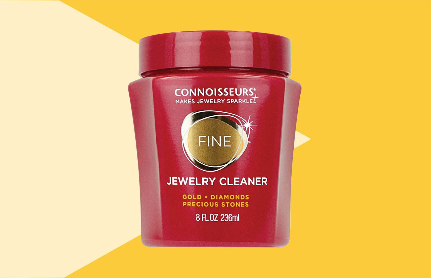 Connoisseurs Fine Jewelry Cleaner | Bring New Life Back to Gold, Platinum, Diamonds, and Precious Gemstones in Just 30 Seconds - 8 Fl Oz