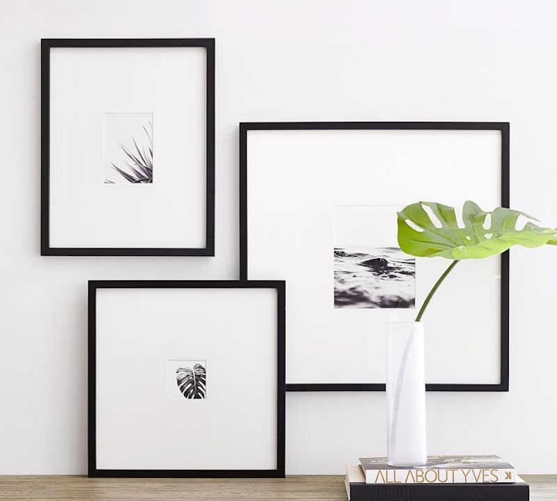 Pottery Barn Black Picture Frames