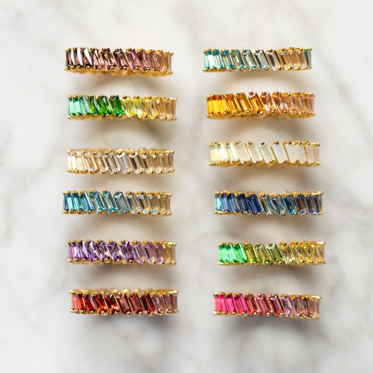 local eclectic ombre birthstone eternity ring