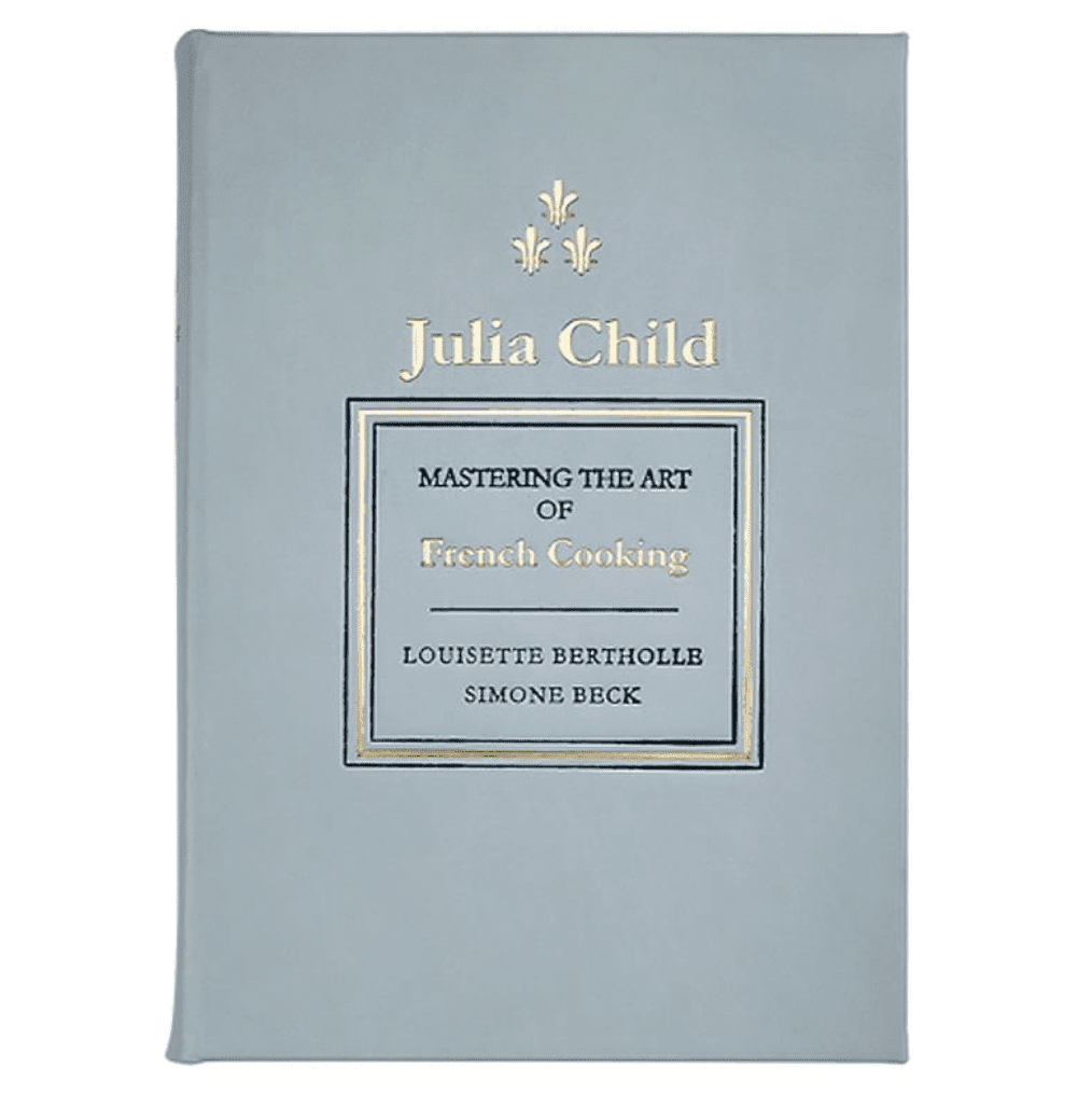 Leather Julia Child Coffee Table Book