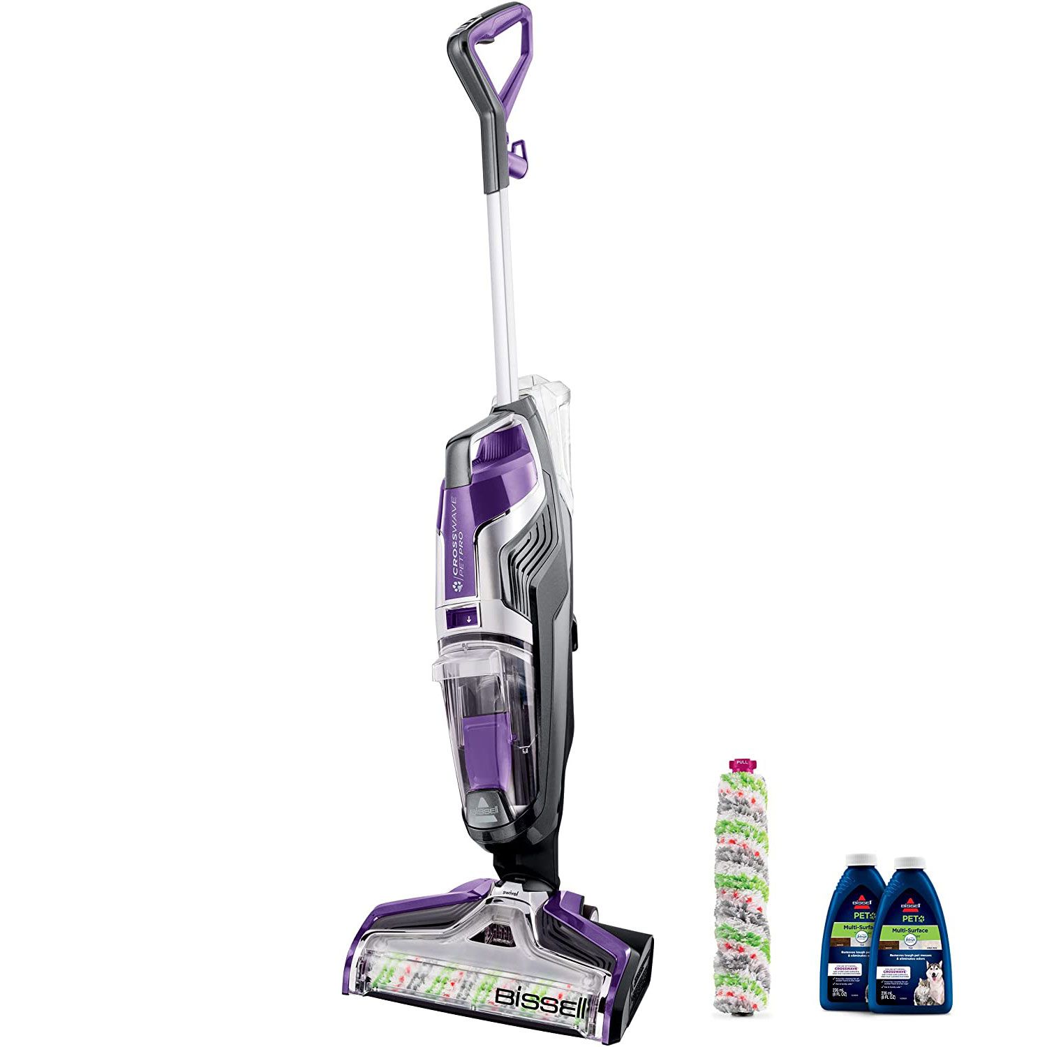 Bissell Crosswave Pet Pro All in One Wet Dry Vacuum Cleaner and Mop for Hard Floors and Area Rugs