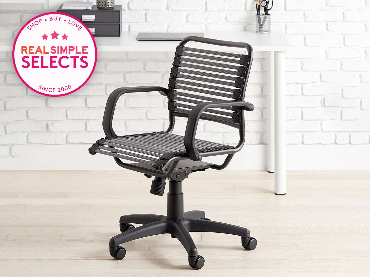 The Container Store Flat Bungee Office Chair With Arms