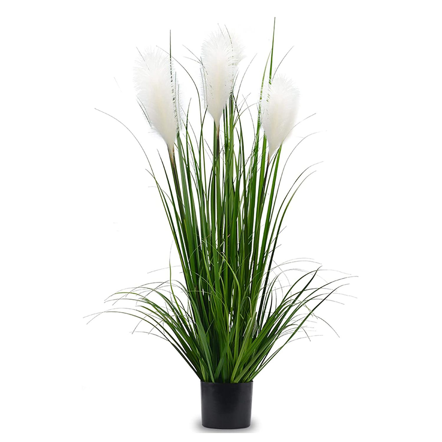 Luxsego Artificial Greenery Plants with Reed Flowers