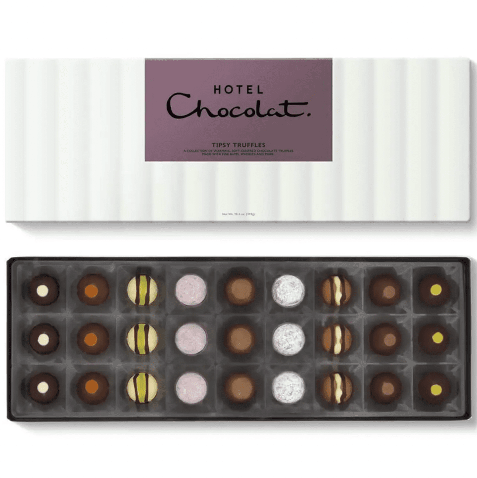 Hotel Chocolat Tipsy Truffles in a box