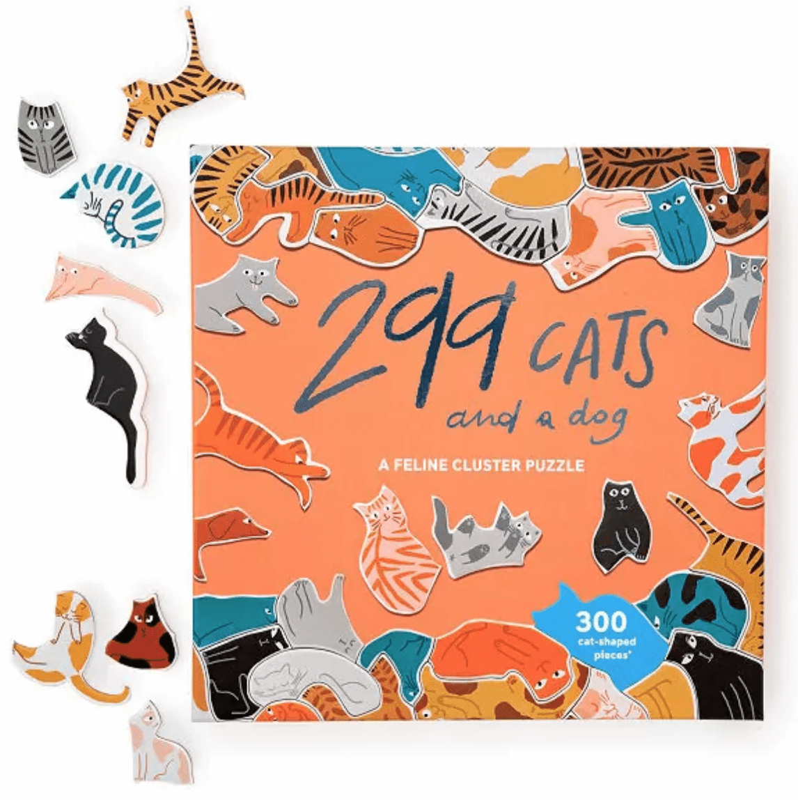 For the Animal Lover: 299 Cats and a Dog Puzzle
