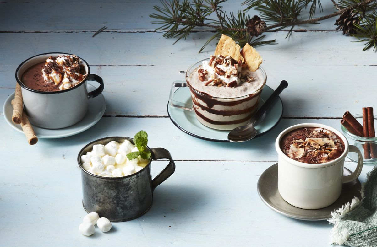 Boozy Buttermint White Hot Chocolate