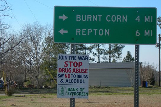 Burnt Corn Road: Burnt Corn, Alabama