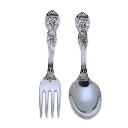 Reed & Barton Francis First Sterling Silver 2-Piece Baby Flatware Set