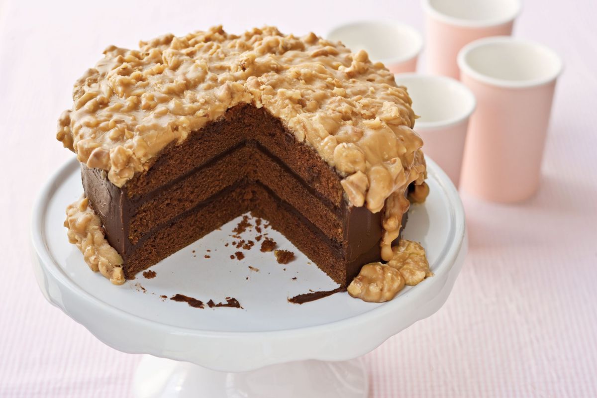 Chocolate-Praline Cake