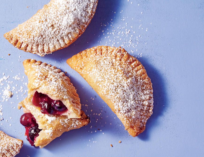 Fried Blueberry-Ginger Hand Pies