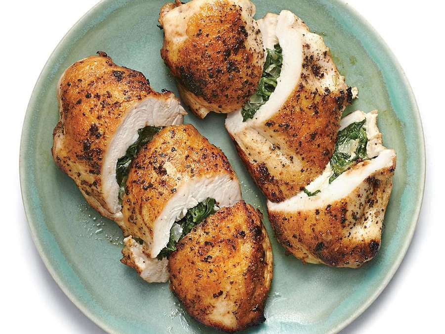 Spinach and Feta Stuffed Chicken Breasts