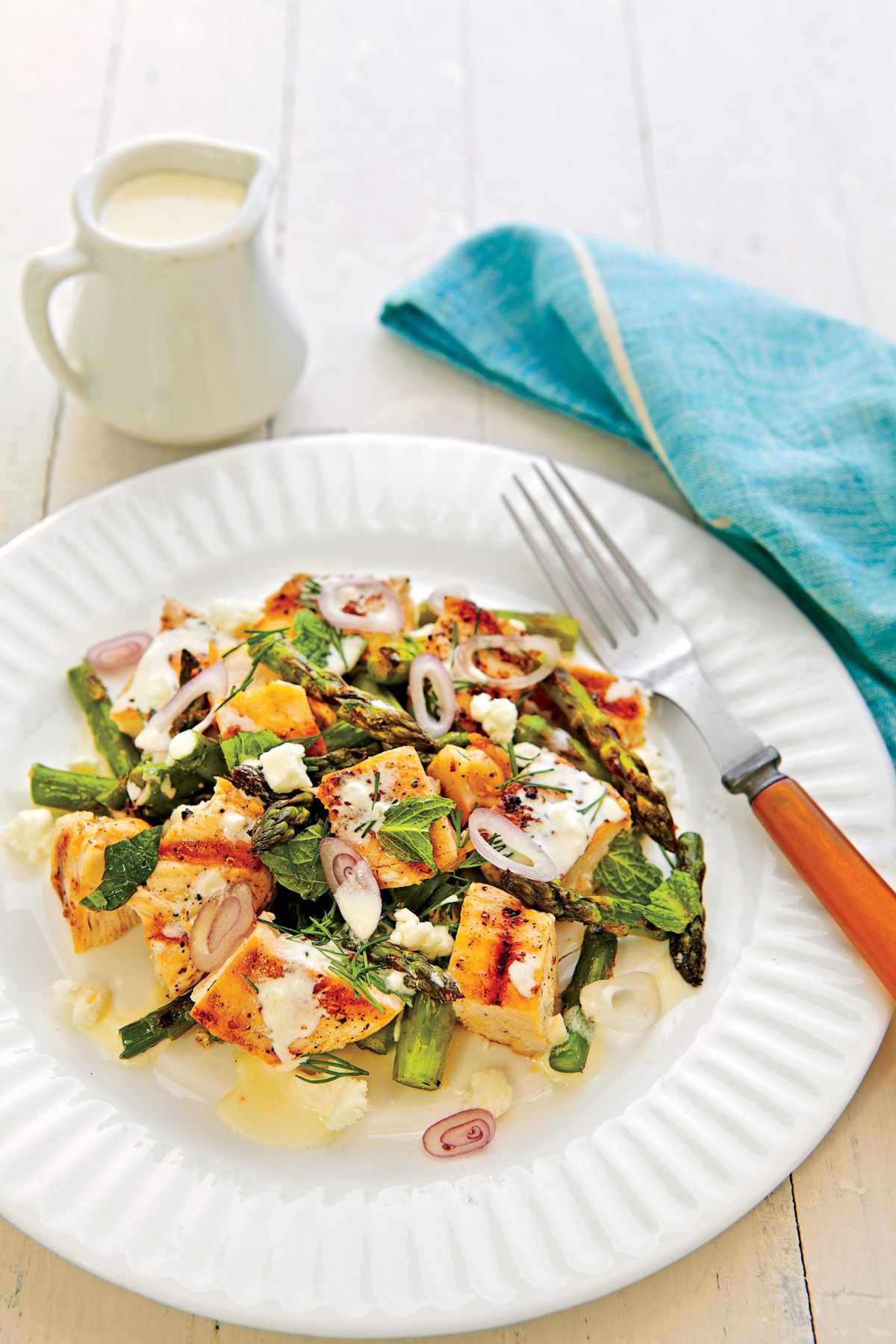 Grilled Chicken-Asparagus Salad