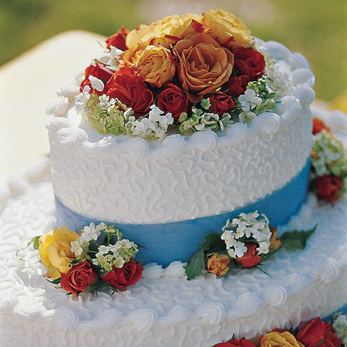 Garden Bridal Cake