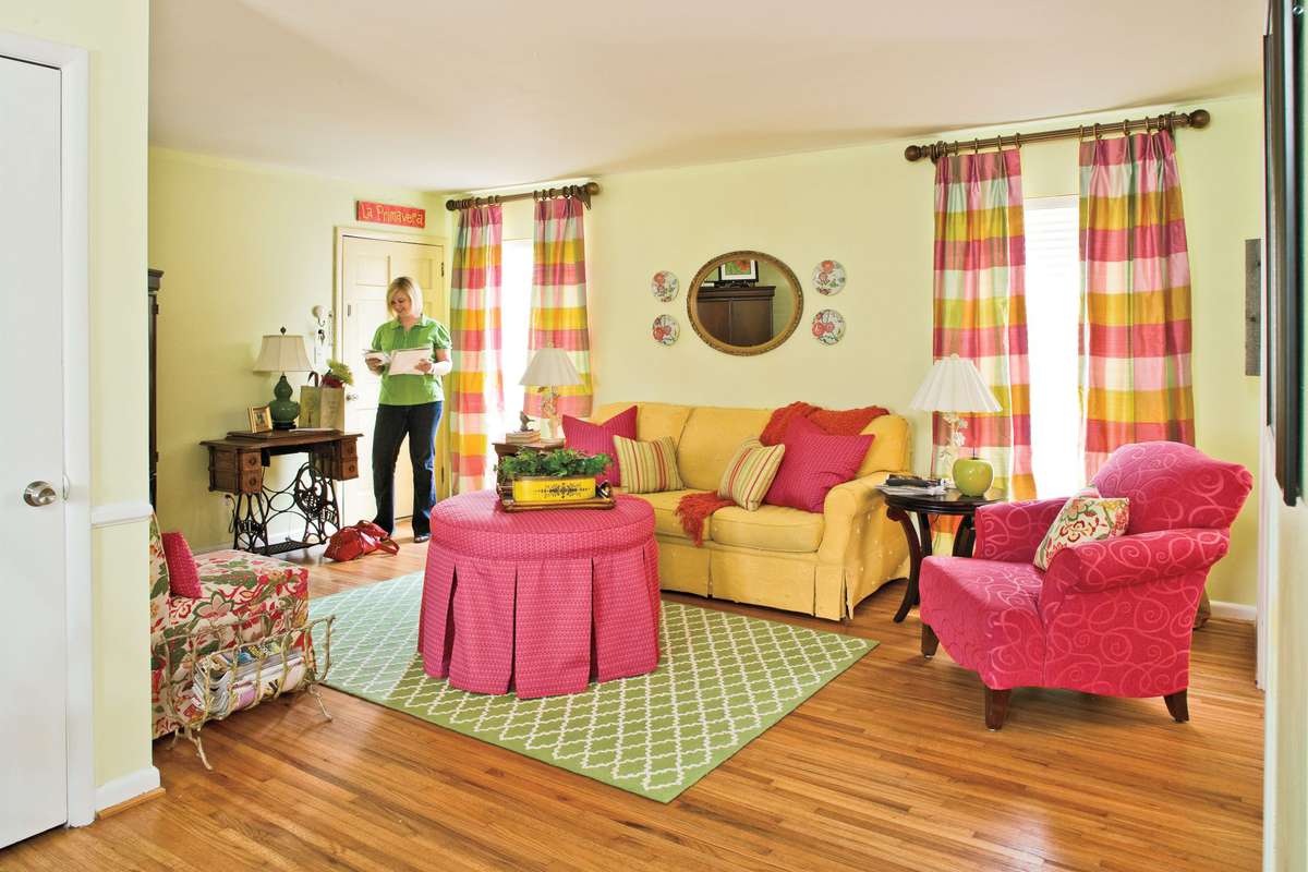 Colorful Living Room After