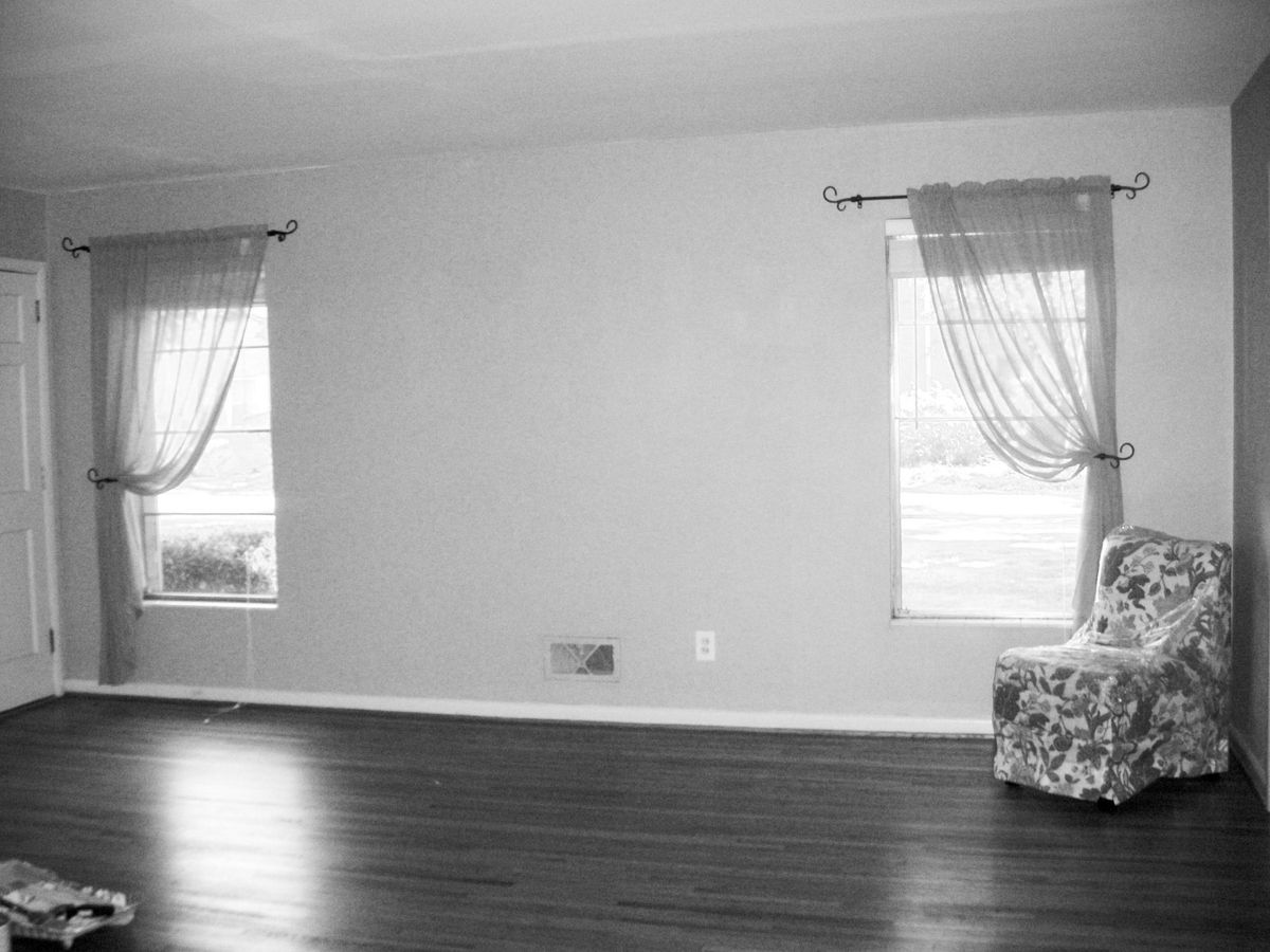 Colorful Living Room Before