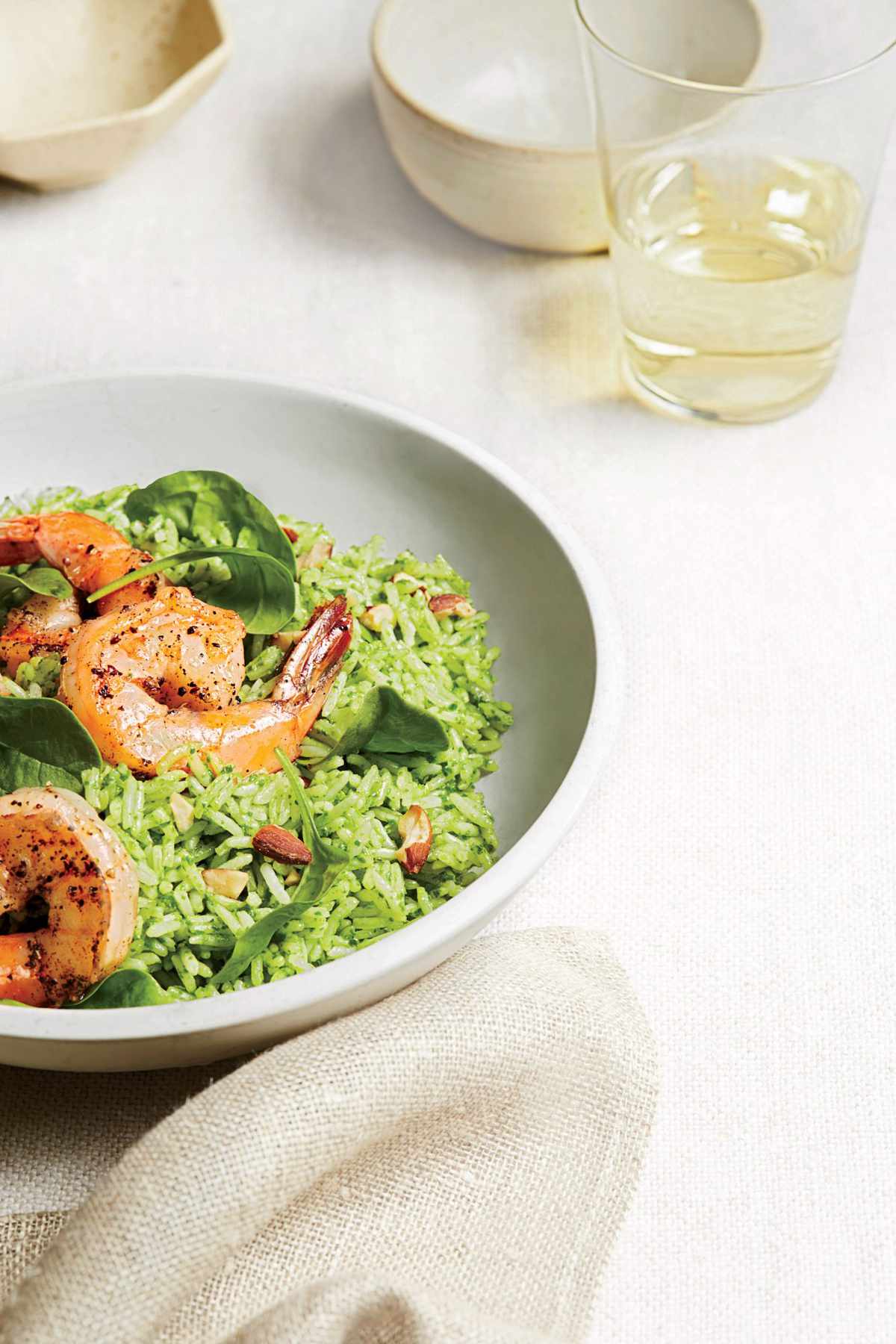 Shrimp and Pesto-Rice Salad