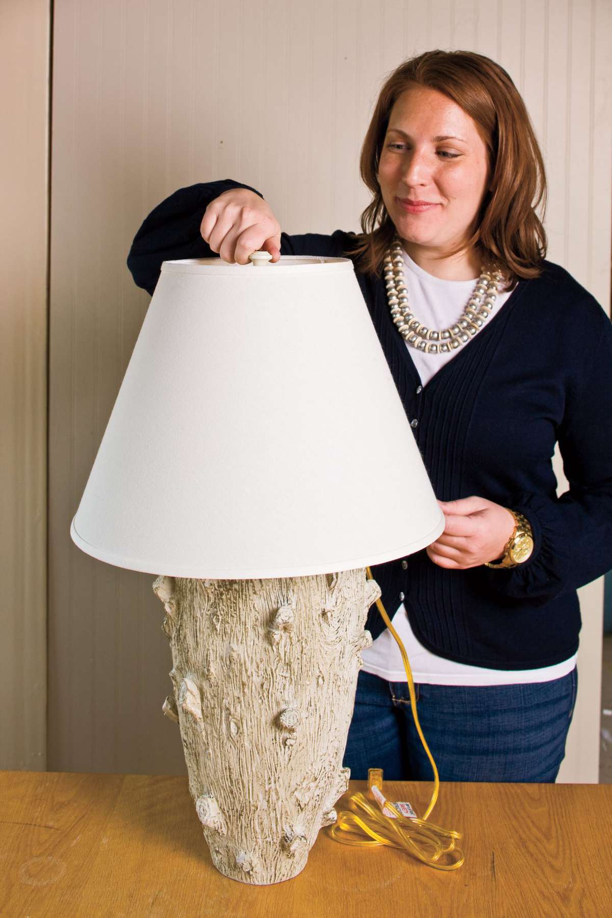 Do It Yourself Table Lamp Craft: Finish the Look