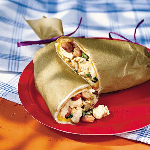 Quick and Easy Dinner Recipes: Chicken-and-Bean Slaw Wraps
