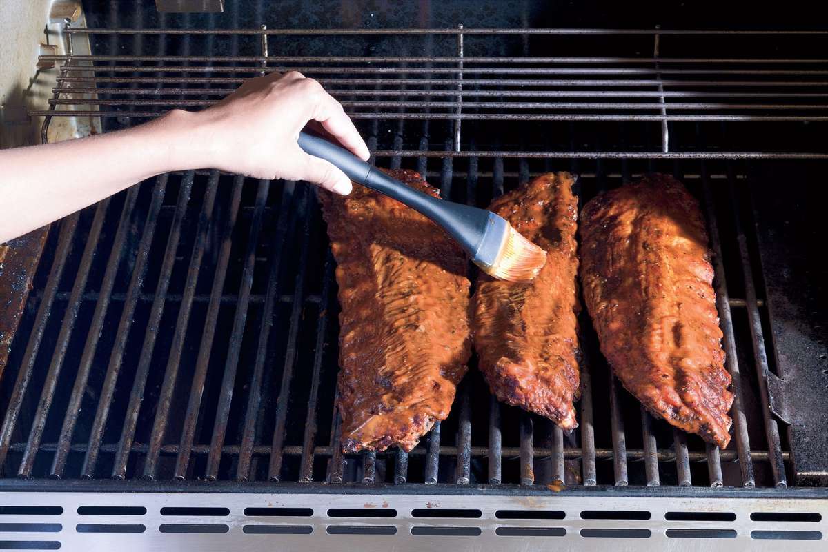 How To Grill Baby Back Ribs: Separate & Baste