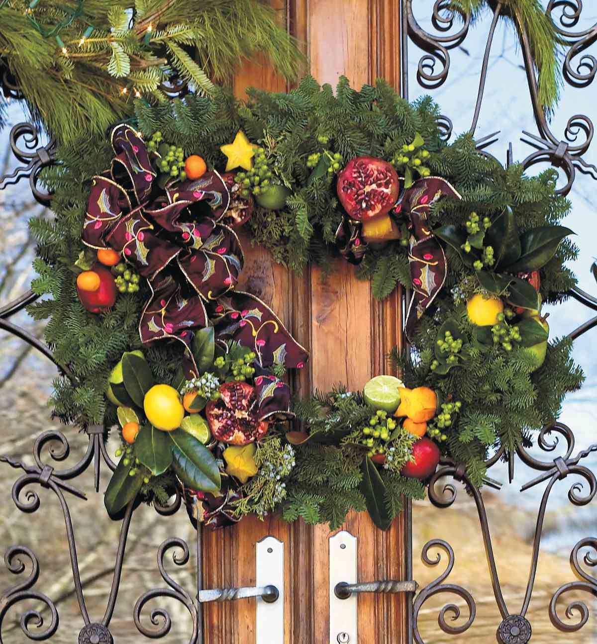 Try a Two-Piece Wreath