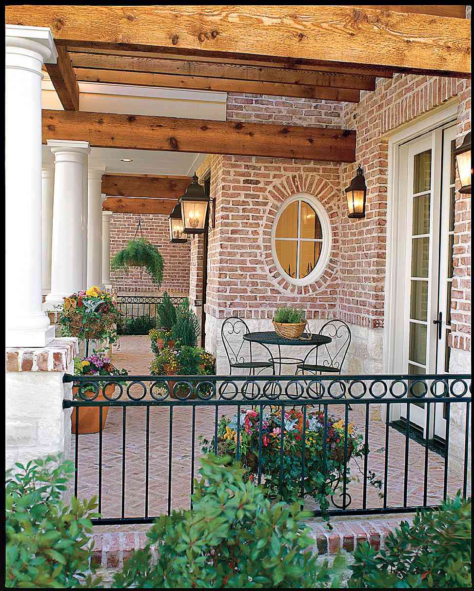 Colorful Potted Porch