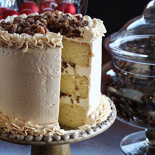 Holiday Butter Pecan Cake