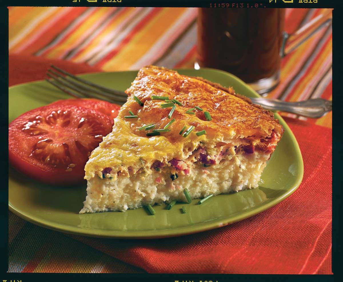 Brunch for a Crowd Savory Ham and Swiss Breakfast Pie