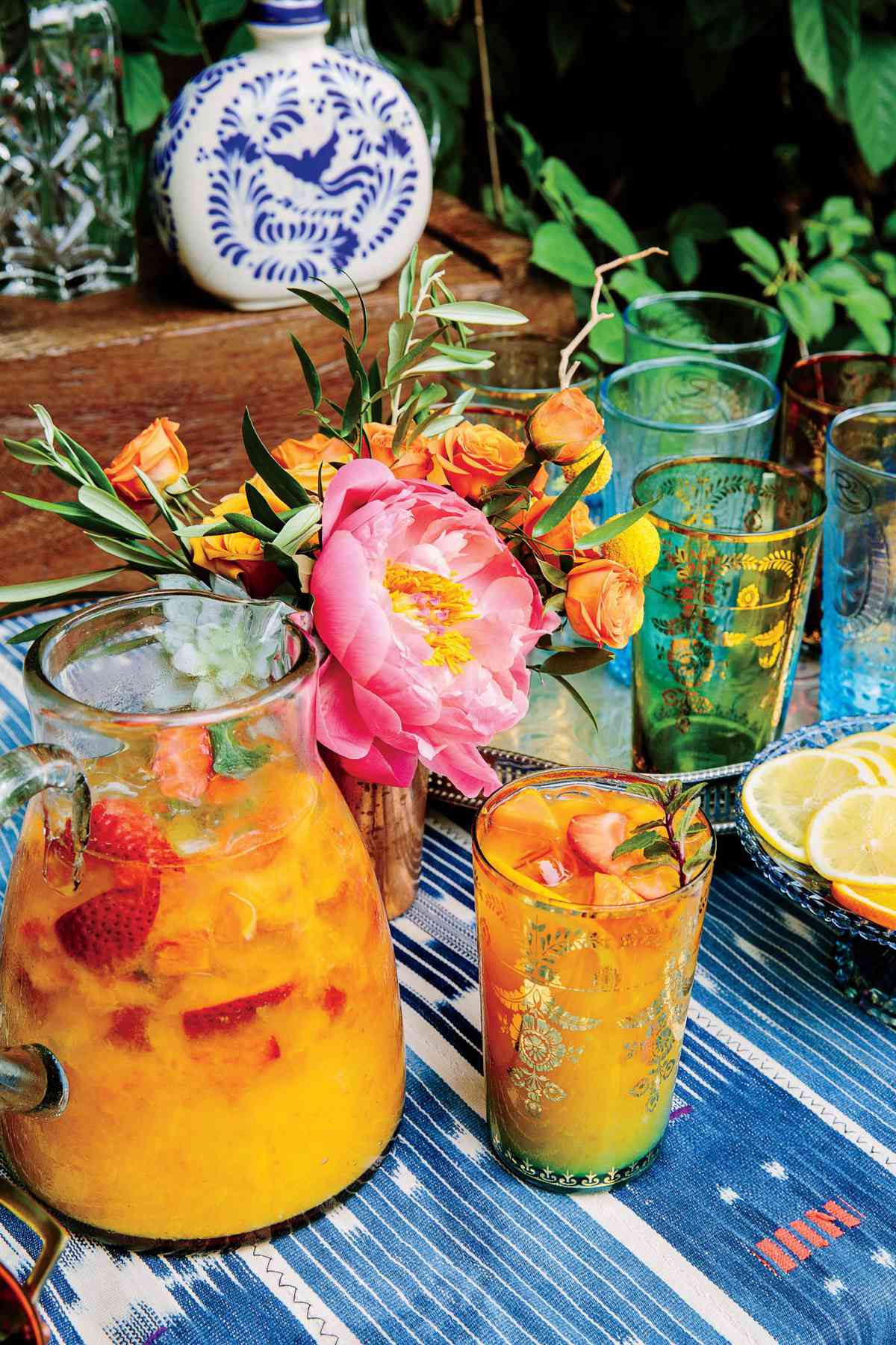 Papaya-Strawberry Cocktail