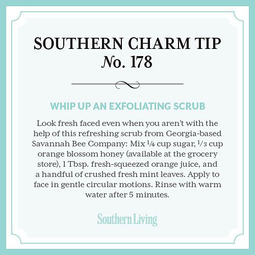 Tip #178: Whip up an exfoliating scrub