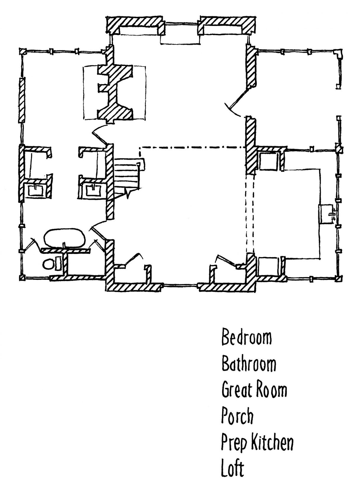 Cottage Kitchen Floor Plan