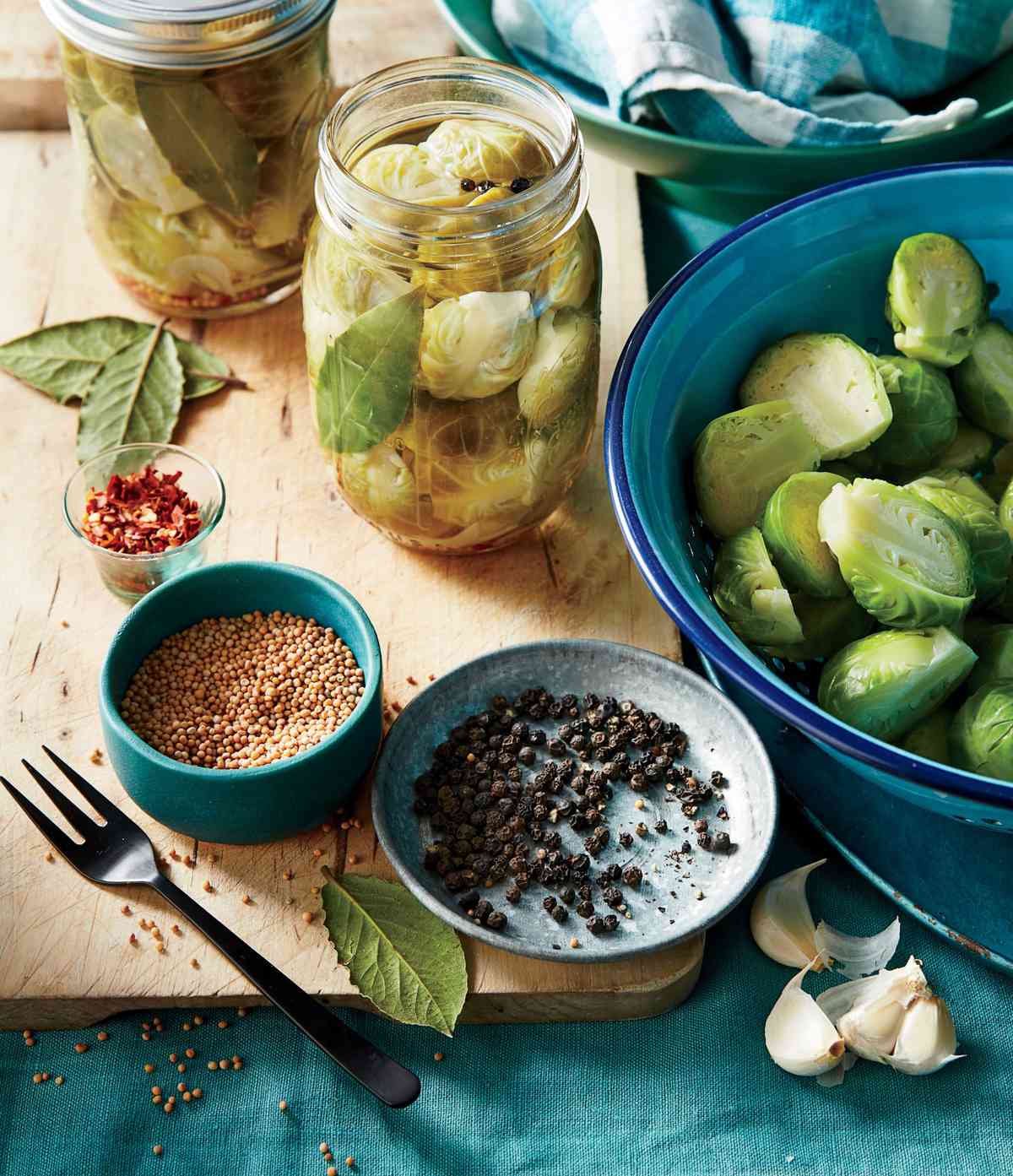 Traditional Quick-Pickled Brussels Sprouts