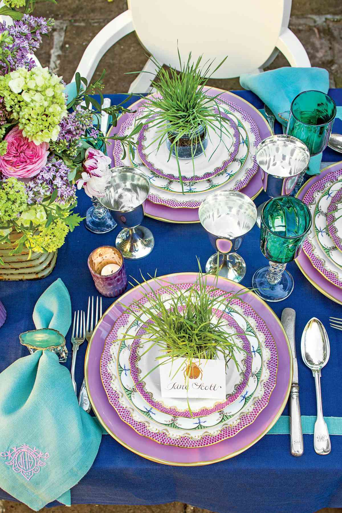 Purple Party Table