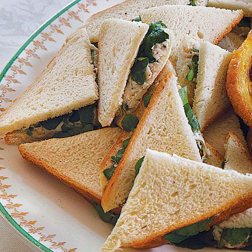 Smoked Trout and Watercress Tea Sandwiches