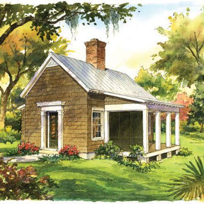 Garden Cottage, Plan #1830