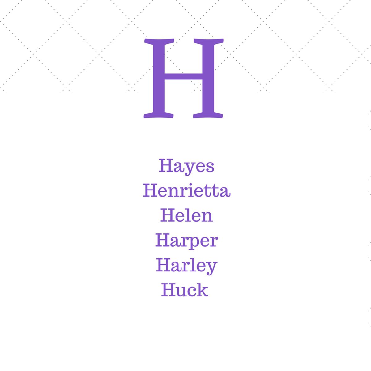 H Names