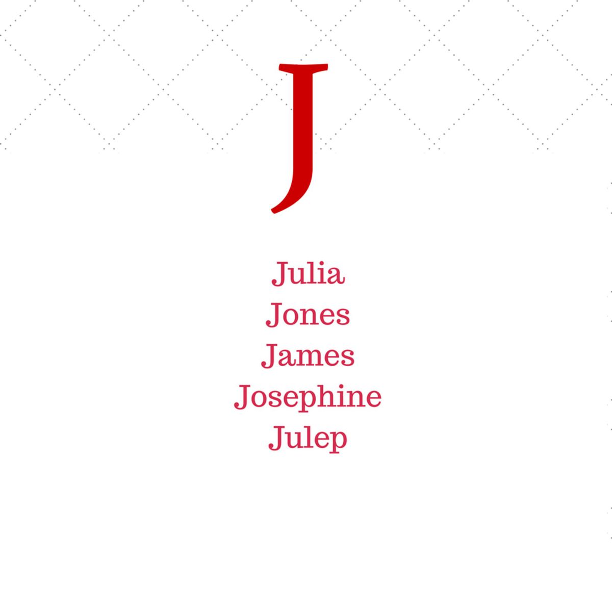 Timeless Southern J Baby Names