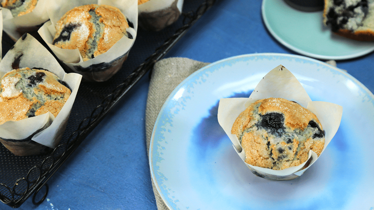 Bakeshop Blueberry Muffins