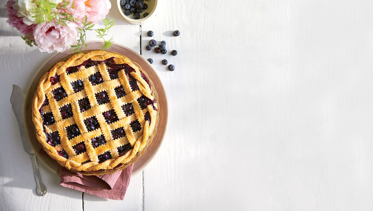 Pie Tips with Blueberry Pie