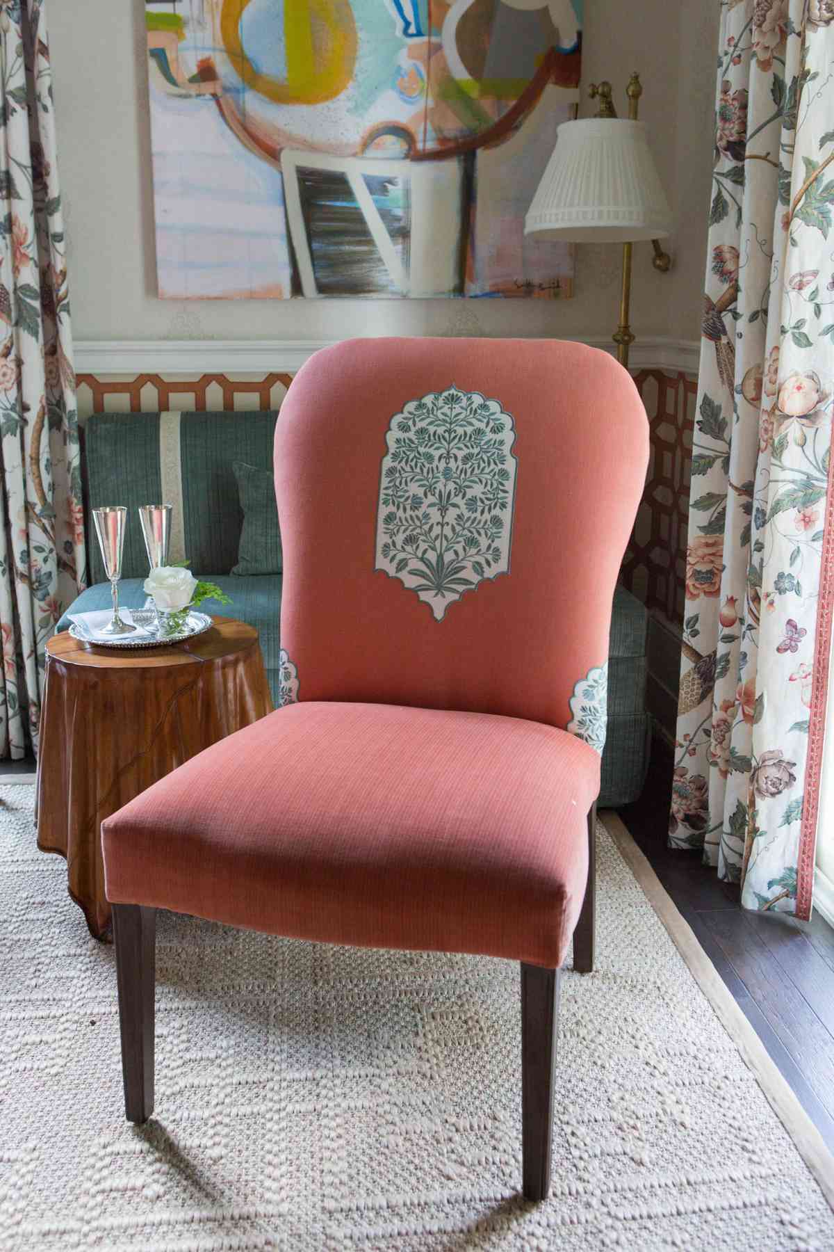 Coral Dining Room Chair